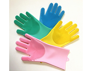 厨房清洁硅胶手套